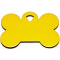 Engraved Large Gold Bone Dog Or Cat Tag